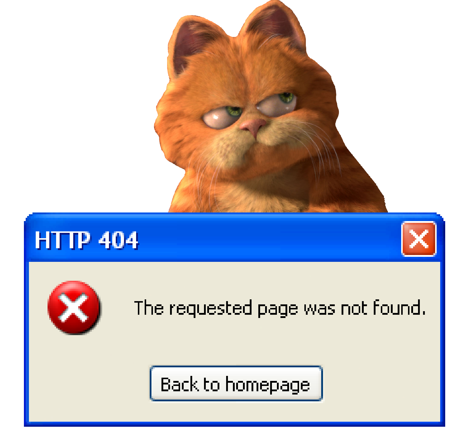 Garfield 404